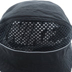 NIKE Bucket Hat with Mesh Pocket, Black Nylon Cap BV3363-010
