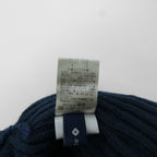 JieDa × override 日本製 ビーニー ニット帽 ネイビー アクリル BIG KNIT CAP youth 833790904