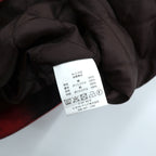 HOUSTON Ombre Glen Check Viyella Padded Coverall Hunting Jacket, Size L, Red, Corduroy Collar, 2024FW 51406