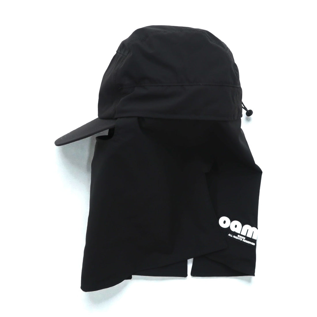 OAMC 2WAY キャップ VEILED CAP バラクラバ ブラック サンシェード 着脱可 ドローコード 23A28OAB17 TESBA032 イタリア製