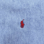 Ralph Lauren 90年代 ボタンダウン デニムシャツ 2XL インディゴ BLAKE スモールポニー刺繍