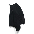 NAUTICA 00s Made in USA Double Zip Fleece Jacket L Black COMPETITON