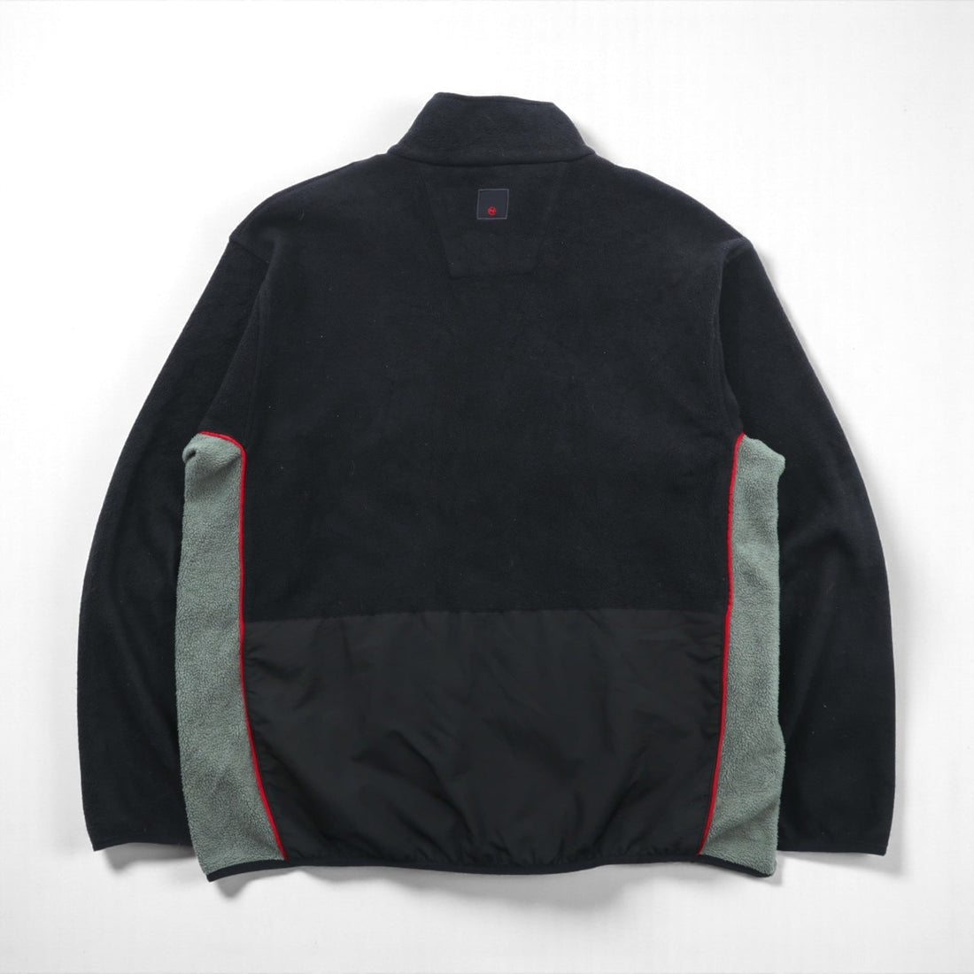 NAUTICA 00s Made in USA Double Zip Fleece Jacket L Black COMPETITON