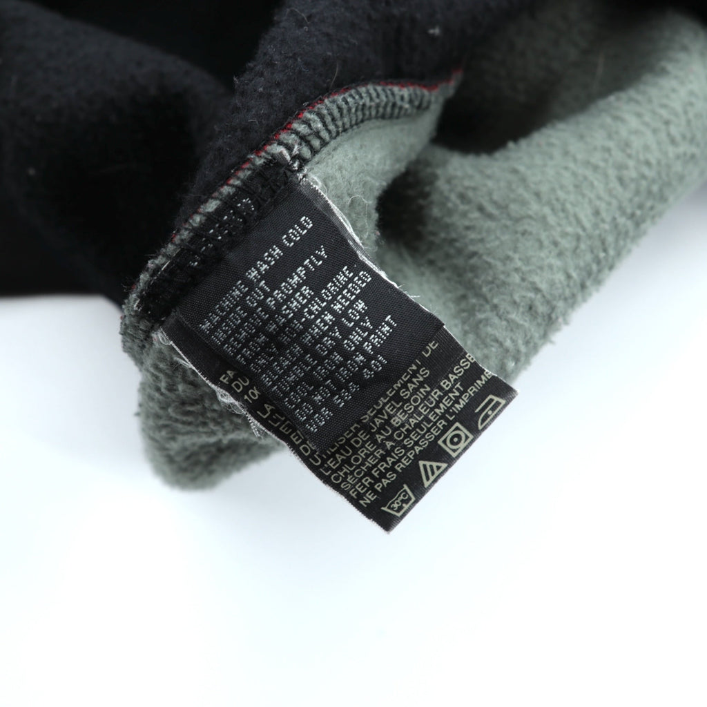 NAUTICA 00s Made in USA Double Zip Fleece Jacket L Black COMPETITON
