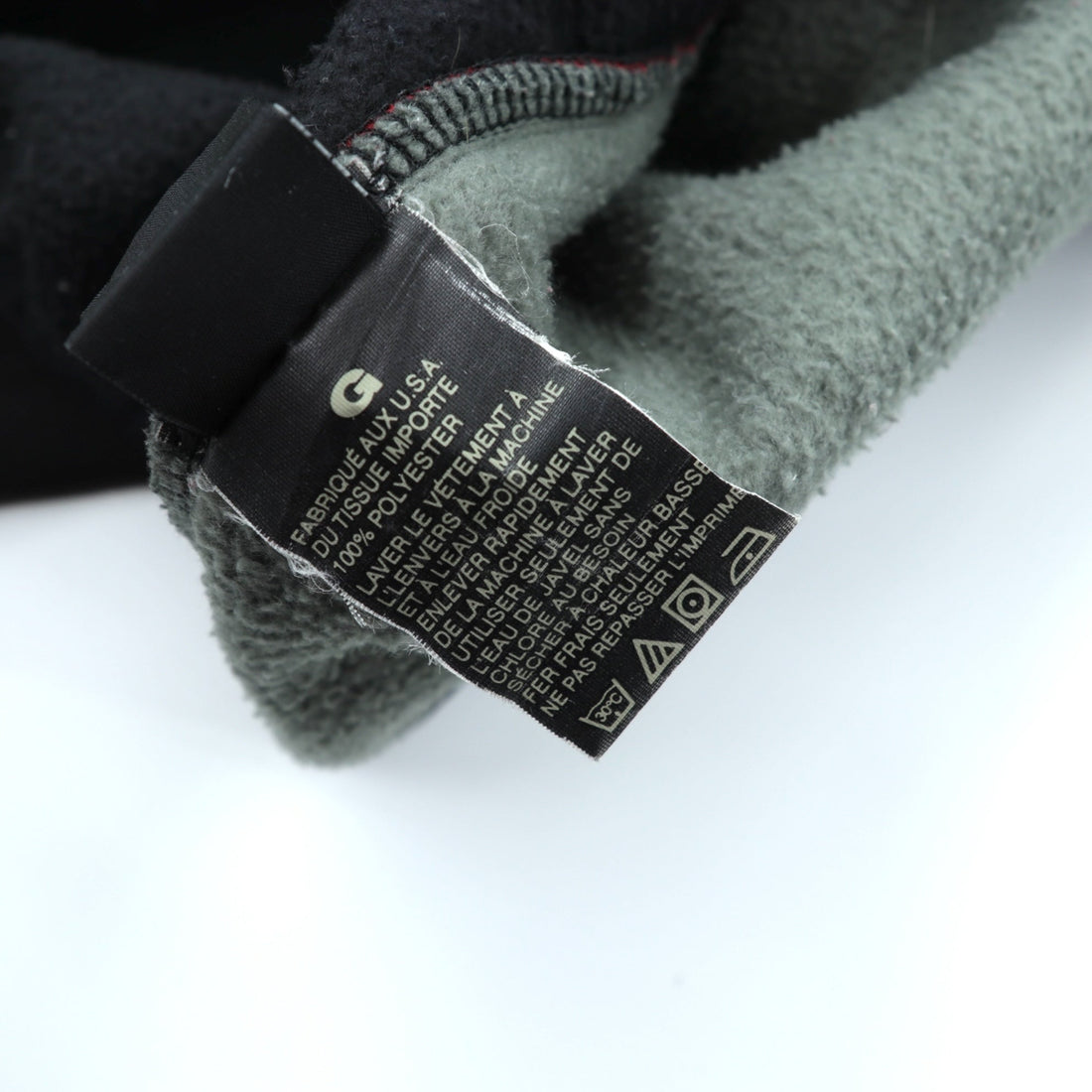 NAUTICA 00s Made in USA Double Zip Fleece Jacket L Black COMPETITON
