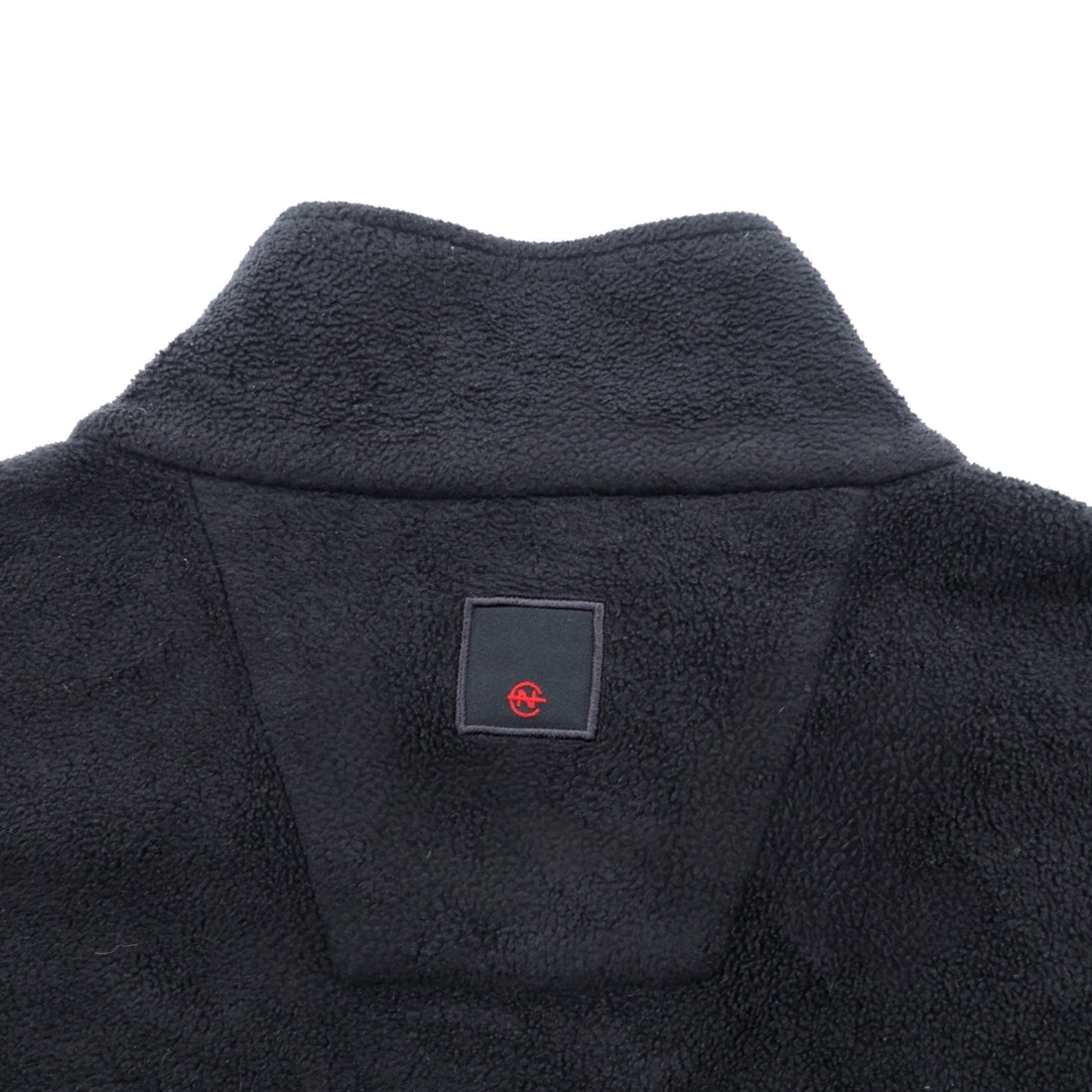 NAUTICA 00s Made in USA Double Zip Fleece Jacket L Black COMPETITON