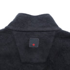 NAUTICA 00s Made in USA Double Zip Fleece Jacket L Black COMPETITON