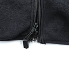 NAUTICA 00s Made in USA Double Zip Fleece Jacket L Black COMPETITON