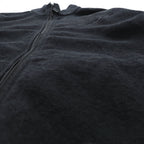 NAUTICA 00s Made in USA Double Zip Fleece Jacket L Black COMPETITON