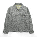 GANGSTERVILLE オープンカラー ネップツイード ワークシャツ S 胸ポケット TWO FACE GSV-17-AW 日本製
