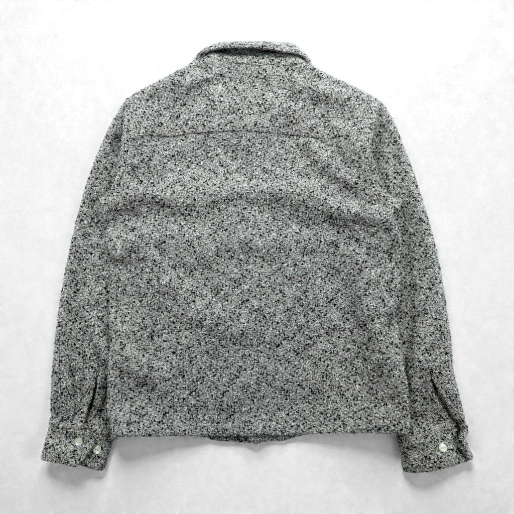GANGSTERVILLE オープンカラー ネップツイード ワークシャツ S 胸ポケット TWO FACE GSV-17-AW 日本製
