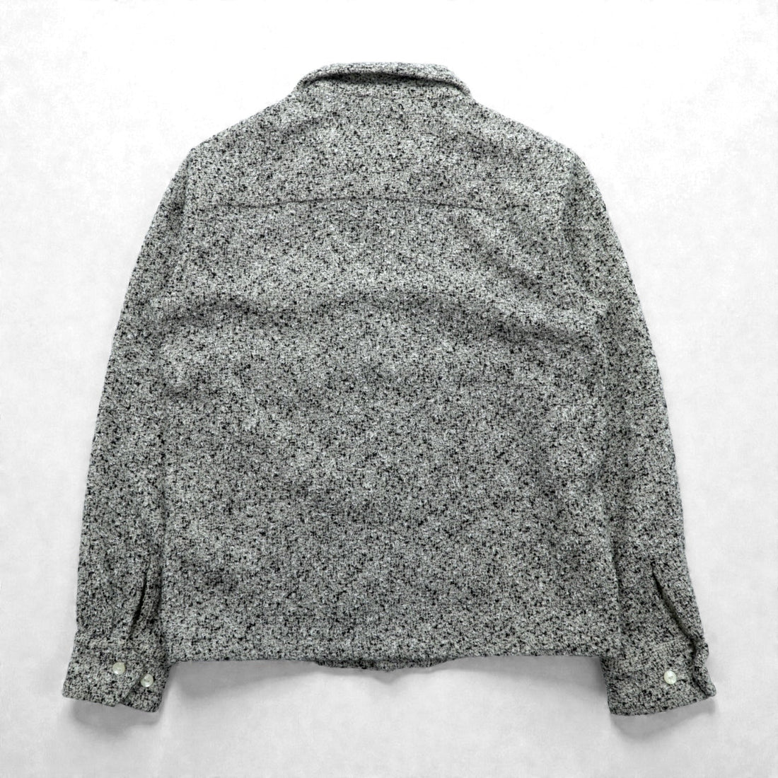 GANGSTERVILLE オープンカラー ネップツイード ワークシャツ S 胸ポケット TWO FACE GSV-17-AW 日本製