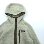 Patagonia レトロ パイル フーディー Retro Pile Hoody ボア フリースジャケット パーカー M ナチュラル 22805