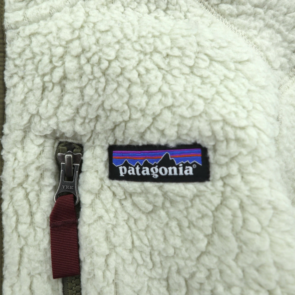 Patagonia レトロ パイル フーディー Retro Pile Hoody ボア フリースジャケット パーカー M ナチュラル 22805