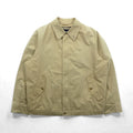 BURBERRY Made in Japan Swing Top Harrington Jacket L Beige Chin Strap One Point Logo