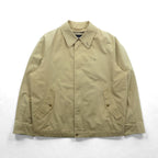 BURBERRY Made in Japan Swing Top Harrington Jacket L Beige Chin Strap One Point Logo