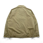BURBERRY Made in Japan Swing Top Harrington Jacket L Beige Chin Strap One Point Logo