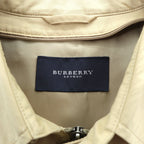 BURBERRY Made in Japan Swing Top Harrington Jacket L Beige Chin Strap One Point Logo