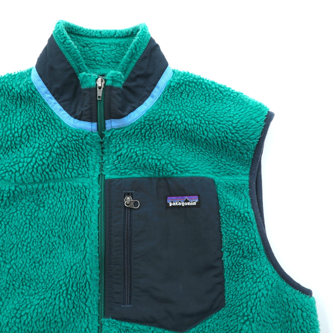 Patagonia Classic RetroX Boa Fleece Vest, Large, Green, 23047