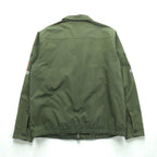 Deluxe Souvenir Jacket, Viet-Jean, Size L, Khaki, Double Zip, Hawk and Dragon Embroidery, Made in Japan