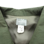 Deluxe Souvenir Jacket, Viet-Jean, Size L, Khaki, Double Zip, Hawk and Dragon Embroidery, Made in Japan