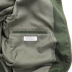 Deluxe Souvenir Jacket, Viet-Jean, Size L, Khaki, Double Zip, Hawk and Dragon Embroidery, Made in Japan