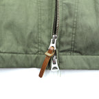 Deluxe Souvenir Jacket, Viet-Jean, Size L, Khaki, Double Zip, Hawk and Dragon Embroidery, Made in Japan