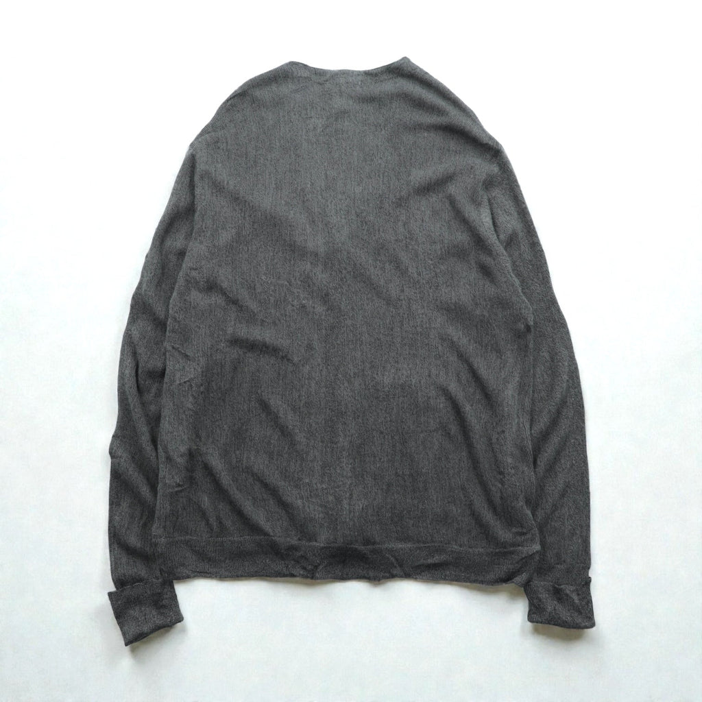 Cypress Links V-Neck Knit Cardigan, XL, Gray Acrylic, Unused