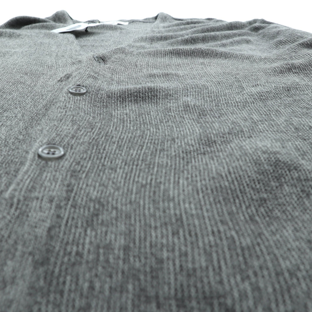 Cypress Links V-Neck Knit Cardigan, XL, Gray Acrylic, Unused