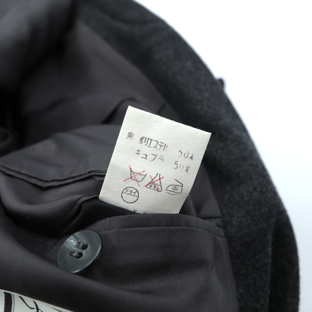Christian Dior 80年代 日本製 ヴィンテージ ピークドラペル ダブルブレスト ブレザー テーラードジャケット ブレザー XL グレー ウール メタルボタン