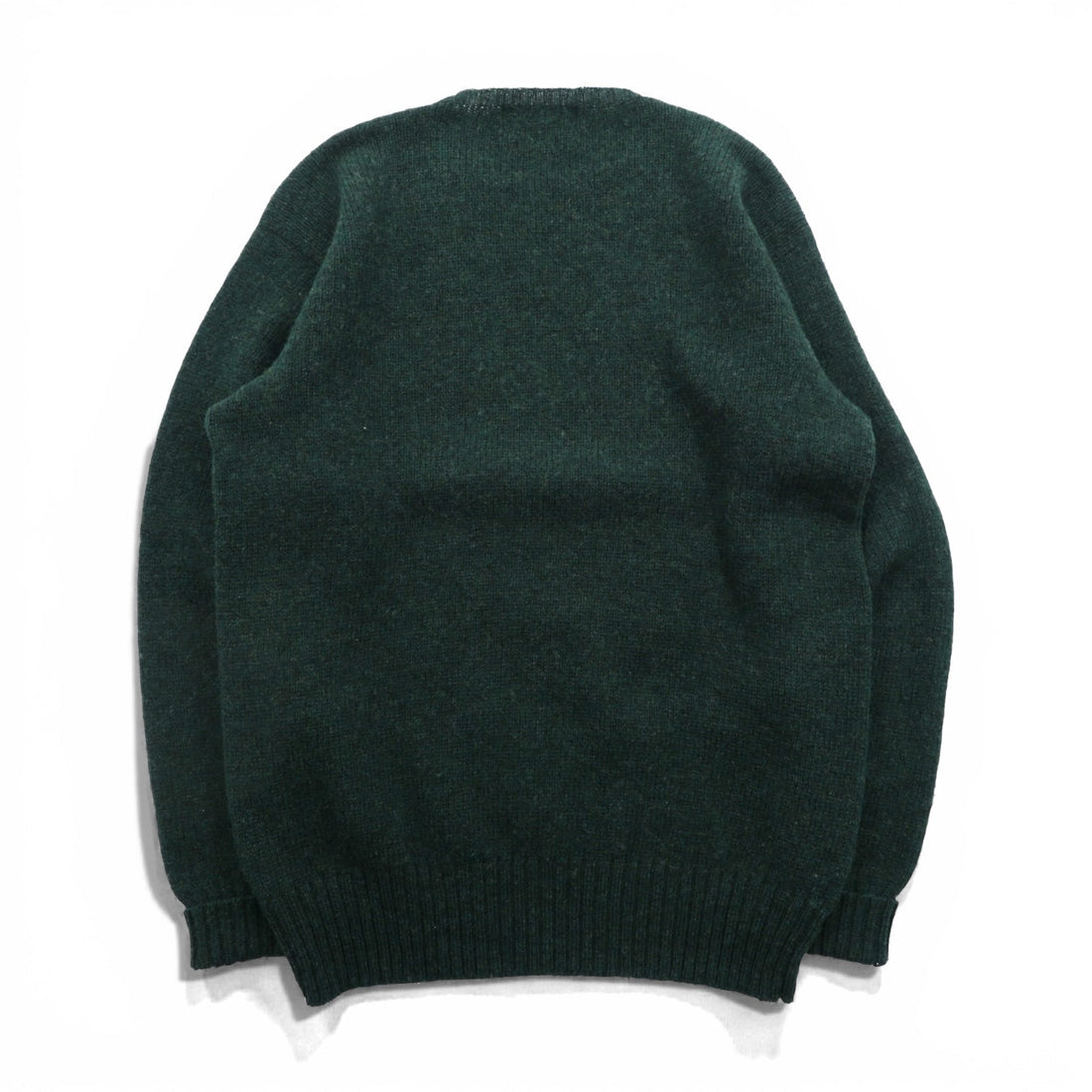 Polo Ralph Lauren 90年代 クルーネック ニット セーター L カーキ ウール スモールポニー刺繍