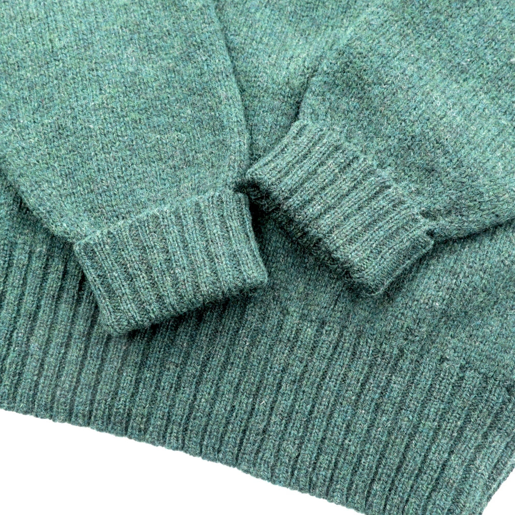 Polo Ralph Lauren 90年代 クルーネック ニット セーター L カーキ ウール スモールポニー刺繍