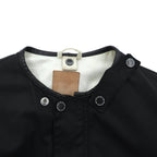 foot the coacher x British Millerain Co. Oiled Hunting Jacket, No Color Blouson, Size L, Black, Double Zip, Waterproof, Resistant Single Made in Japan