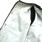 foot the coacher x British Millerain Co. Oiled Hunting Jacket, No Color Blouson, Size L, Black, Double Zip, Waterproof, Resistant Single Made in Japan