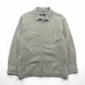 Polo Ralph Lauren 90s Swing Top Harrington Jacket XL Beige Small Pony Embroidery Chin Strap