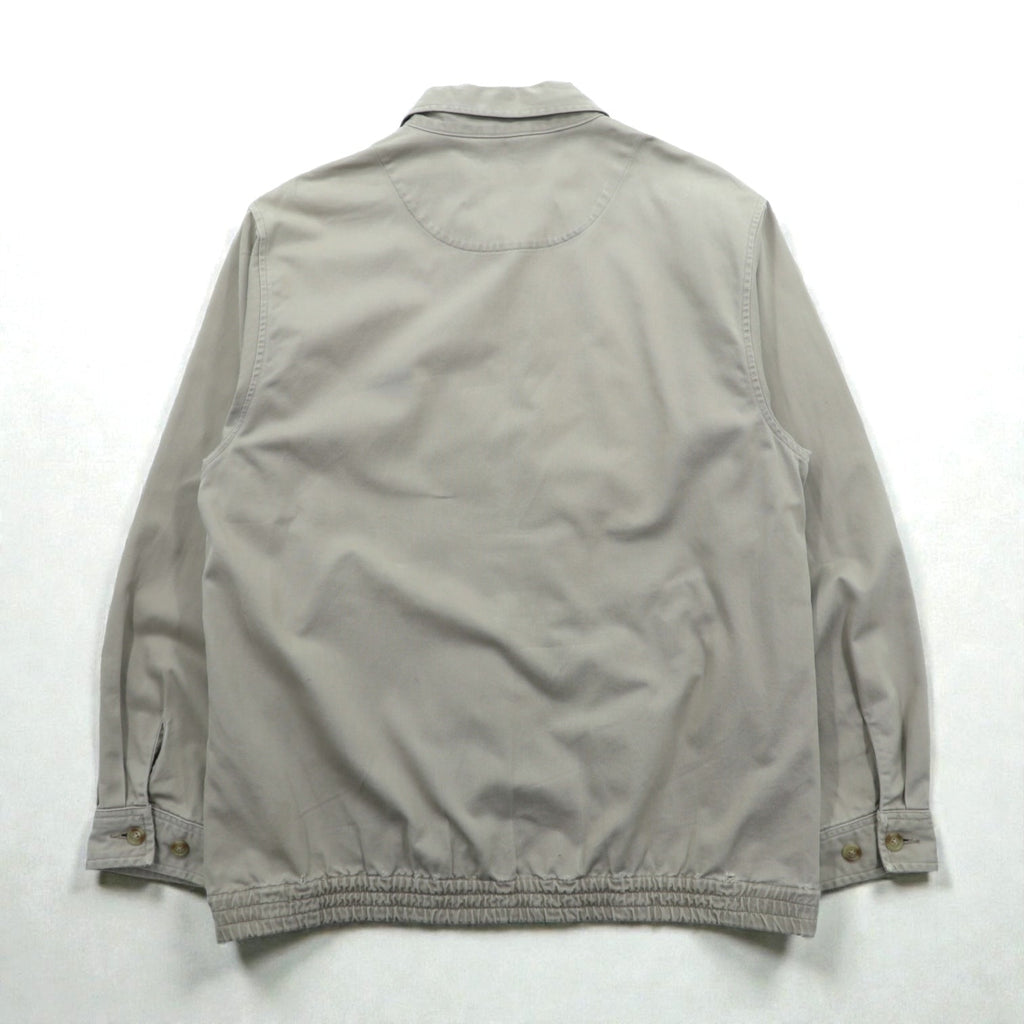 Polo Ralph Lauren 90s Swing Top Harrington Jacket XL Beige Small Pony Embroidery Chin Strap