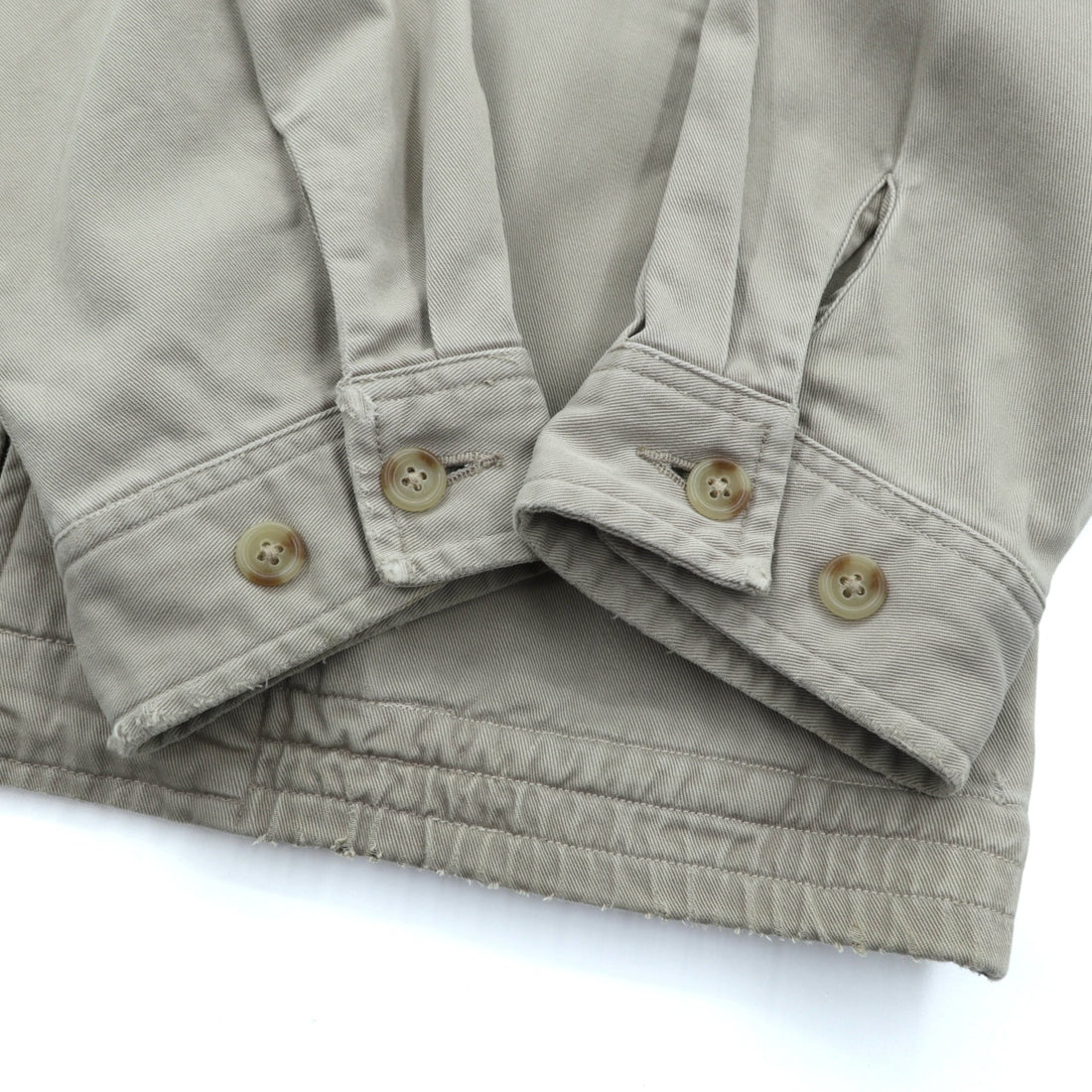 Polo Ralph Lauren 90s Swing Top Harrington Jacket XL Beige Small Pony Embroidery Chin Strap