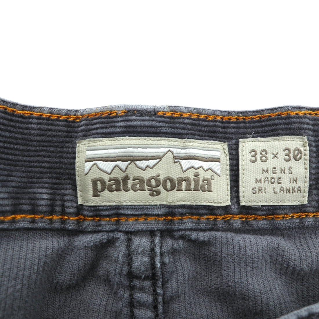 Patagonia コーデュロイ チノパンツ ワークパンツ XL グレー ストレートフィット ORGANIC COTTON 55920
