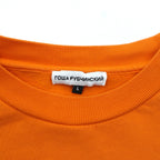 Gosha Rubchinskiy クルーネック スウェット トレーナー L オレンジ ワンポイントロゴ G011-T009 トルコ製