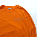 Gosha Rubchinskiy クルーネック スウェット トレーナー L オレンジ ワンポイントロゴ G011-T009 トルコ製