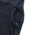 THE NORTH FACE Boa Fleece Vest XL Navy Blue Stand Collar Piping NF0A4XZE
