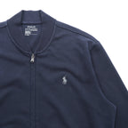Polo Ralph Lauren PERFORMANCE Track Jacket Jersey Full Zip Blouson M Navy Small Pony Embroidery