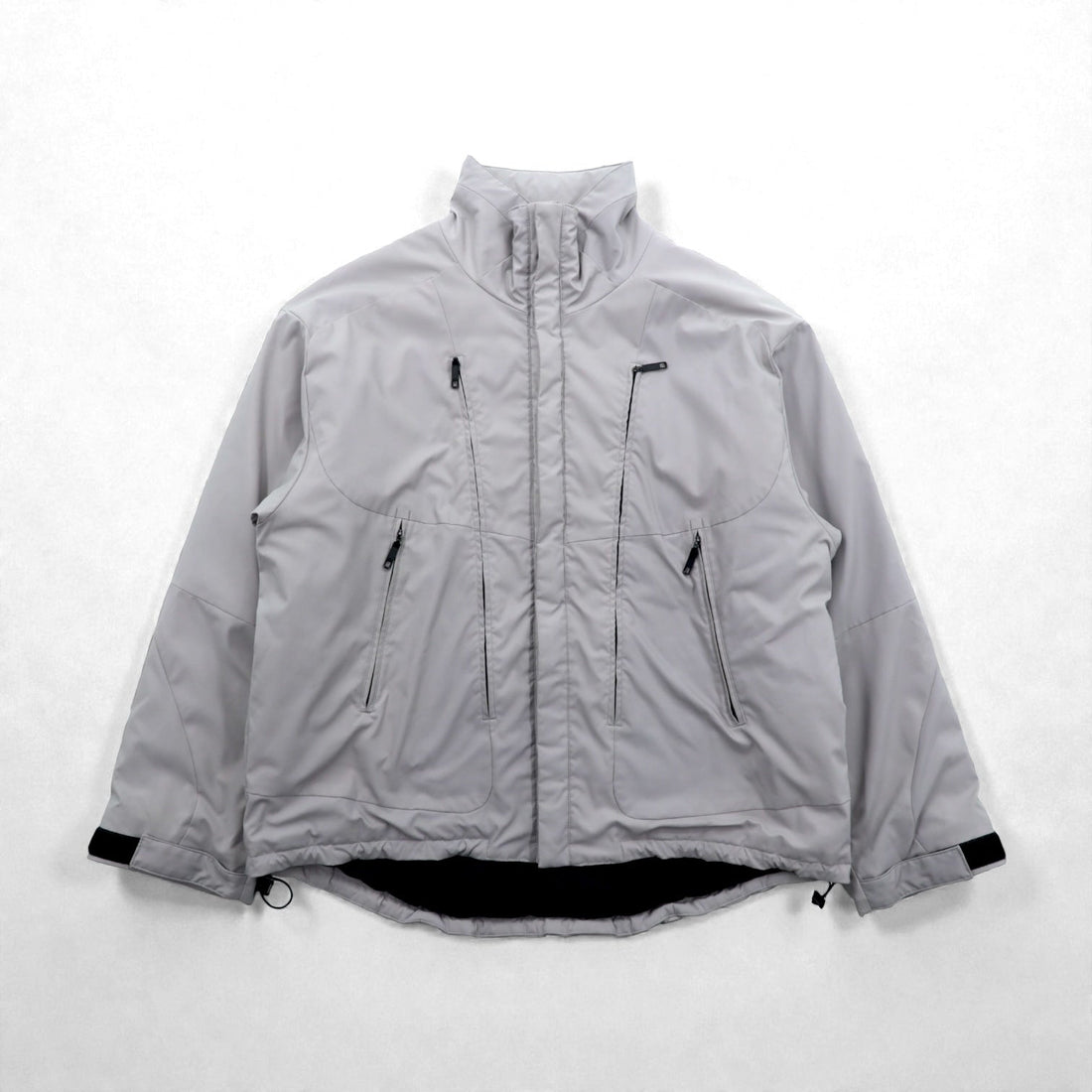 URU 中綿 パディングジャケット PADDING JACKET 日本製 L ドローコード リフレクター スタンドカラー 16FUJ05
