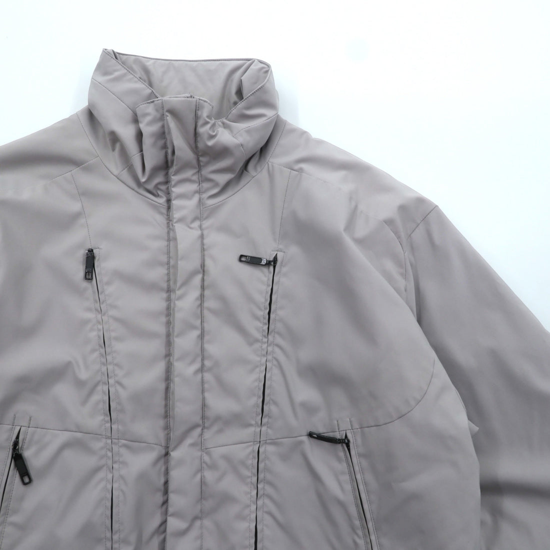 URU 中綿 パディングジャケット PADDING JACKET 日本製 L ドローコード リフレクター スタンドカラー 16FUJ05