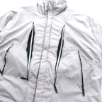 URU 中綿 パディングジャケット PADDING JACKET 日本製 L ドローコード リフレクター スタンドカラー 16FUJ05