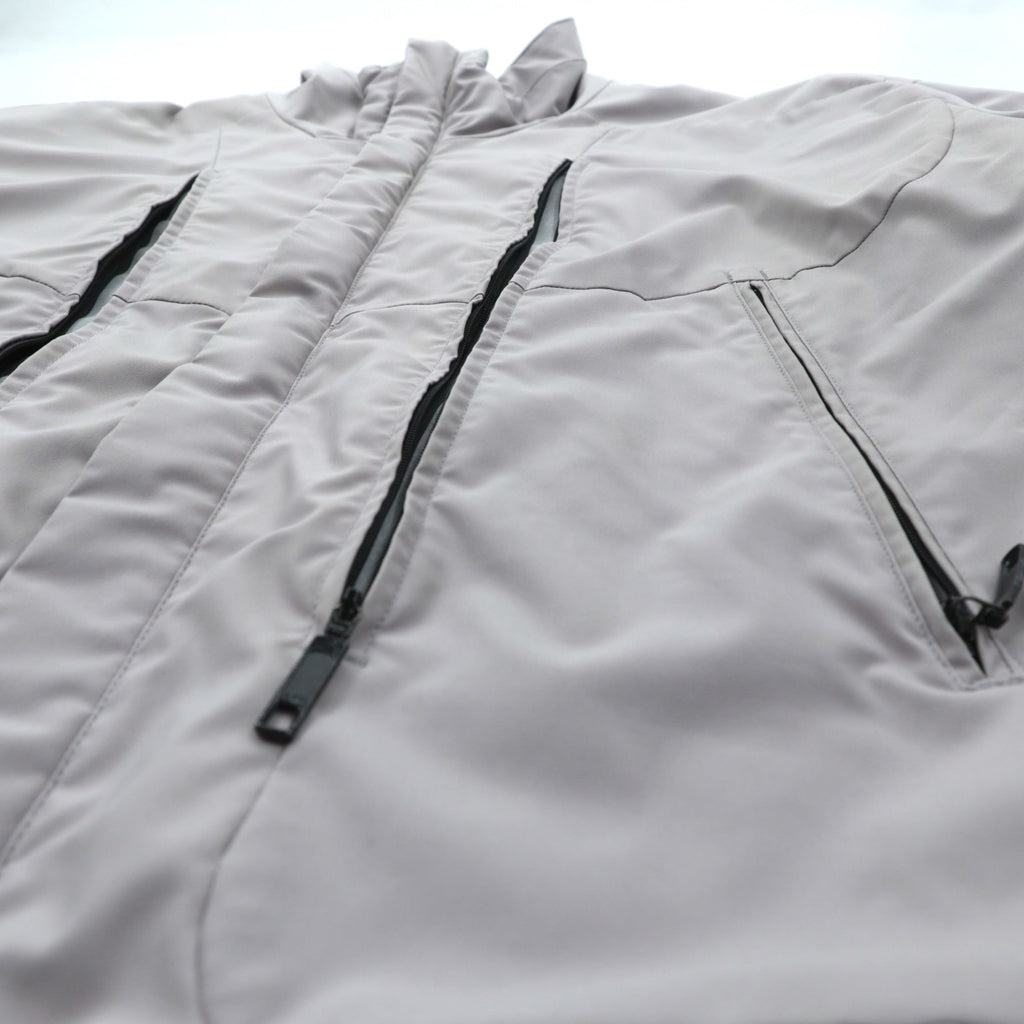 URU 中綿 パディングジャケット PADDING JACKET 日本製 L ドローコード リフレクター スタンドカラー 16FUJ05