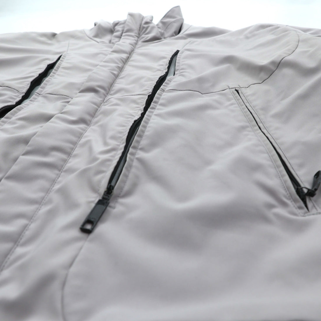URU 中綿 パディングジャケット PADDING JACKET 日本製 L ドローコード リフレクター スタンドカラー 16FUJ05