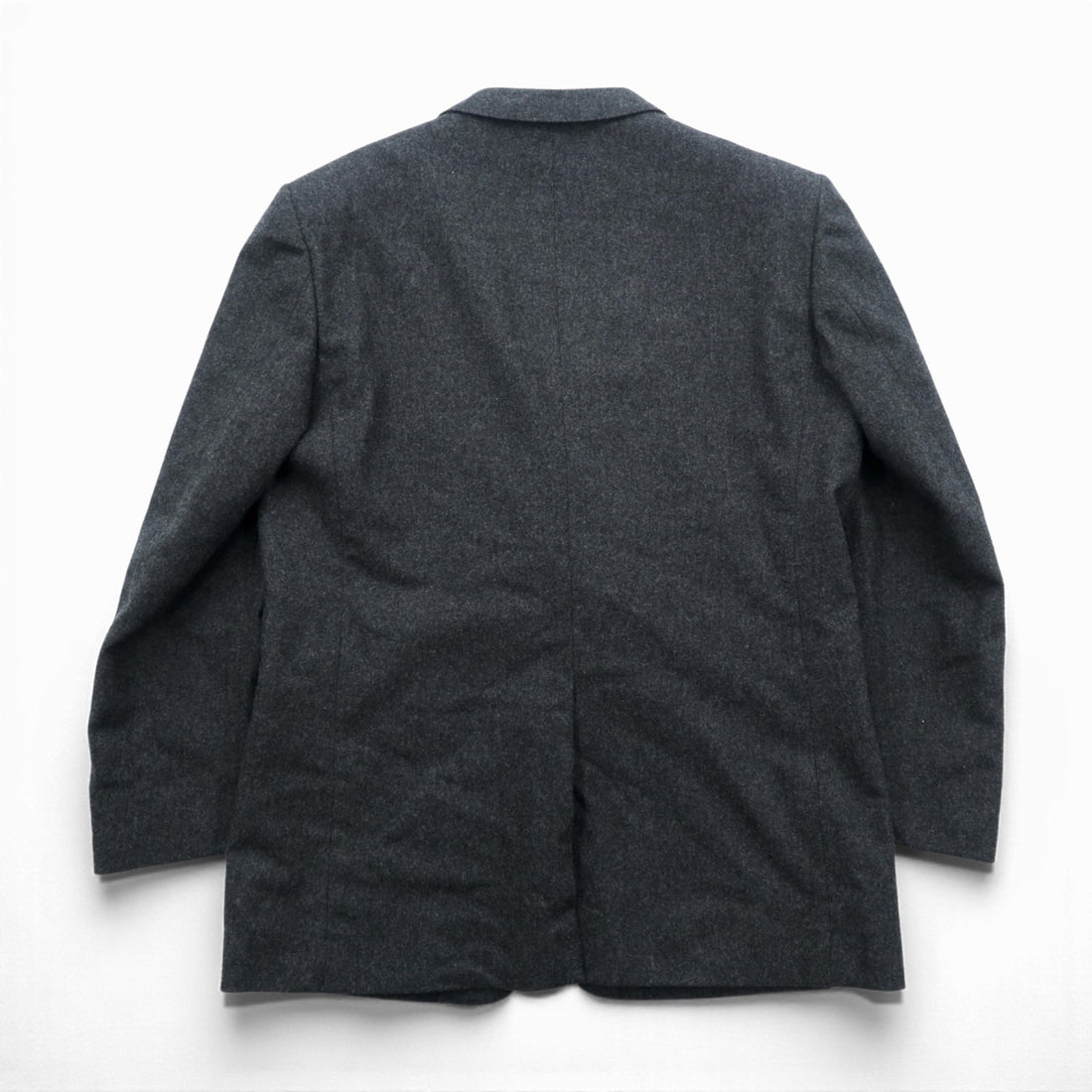 Christian Dior 80年代 日本製 ヴィンテージ ブレザー 2B テーラードジャケット ブレザー XL グレー ウール メタルボタン