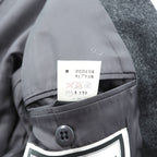 Christian Dior 80年代 日本製 ヴィンテージ ブレザー 2B テーラードジャケット ブレザー XL グレー ウール メタルボタン