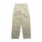 Polo Ralph Lauren 90年代 2タック ワイド チノパンツ スラックス M ベージュ ダブルカフス ポロチノ